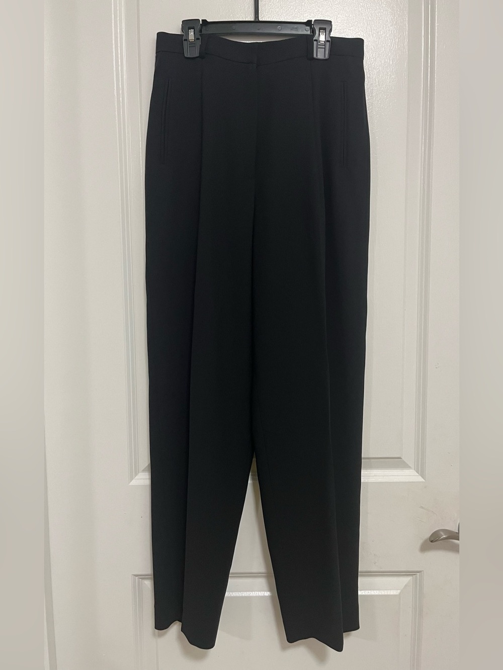 Liz Claiborne Petite Collection Black Lined Dress Pants Size 10P - Picture 2 of 11